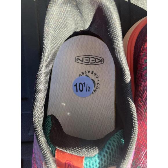 KEEN 1030369 Leiki Speed Hiking Shoes for Ladies - Plum Perfect/Floral Sz 10.5 - Picture 5 of 8